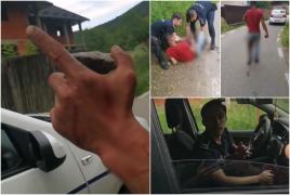 Doi hoţi de lemne din Cluj, opriţi cu focuri de armă de poliţişti. Indivizii au devenit agresivi şi au încercat să fure armamentul