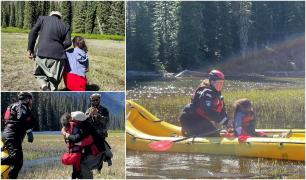 O fetiţă de 10 ani din SUA a fost salvată după ce a stat o noapte singură pe munte într-o pădure