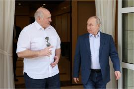 Vladimir Putin, în cadrul unei întâlniri cu omologul său belarus Aleksandr Lukaşenko, desfăşurată în staţiunea rusă Soci,