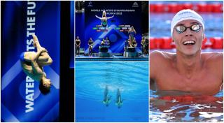 Lotul României la Campionatele Mondiale de Înot Fukuoka 2023. David Popovici se vede în AntenaPLAY