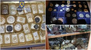 Descoperirea făcută de poliţişti în casa unui constănţean. Deţinea bunuri care ar face parte din patrimoniul cultural
