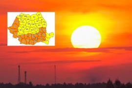 Întreaga țară, sub avertizări cod galben și portocaliu de caniculă. Temperaturile vor depăși 40 de grade Celsius la umbră