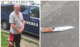 Bărbatul i-a ameninţat pe adolescenţi cu un cuţit