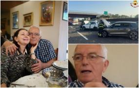 Visa la bătrâneți liniștite, dar s-a stins lângă soția sa, Maria, după un cumplit accident rutier în Italia. Românca a fost transportată în stare gravă la spital