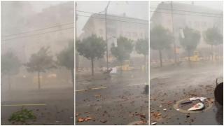 Furtună violentă în Elveția