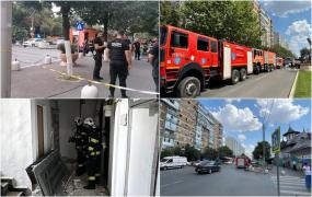 Explozie într-un bloc din Sectorul 4 din Capitală. 40 de persoane au fost evacuate
