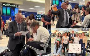 Nu a renunţat niciodată la prima dragoste. După 60 de ani, un bărbat şi-a cerut în căsătorie iubita din liceu, pe aeroport. Momentul, viral pe TikTok