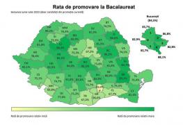 Brăila, primul loc pe ţară la promovarea Bacalaureatului 2023. După contestaţie 3 elevi au luat medii de 10. Topul pe judeţe
