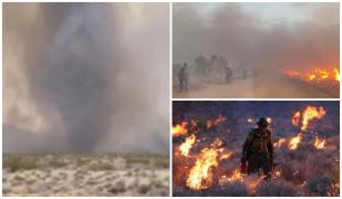 "Tornade de foc" în SUA