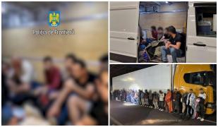 Zeci de cetăţeni străini şi-au văzut visul "spulberat" la vama Nădlac. Erau ascunşi printre paleţi cu vin şi pervazuri