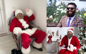 "Adio Moş Crăciun!" Costy, un tânăr din Vrancea care se costuma în Moş, a murit la doar 33 de ani. Doi copii au rămas orfani de tată