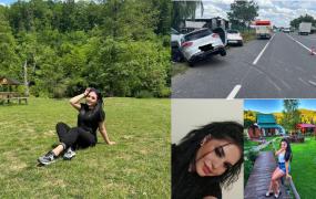 "Rămas bun, dragă Bibişor". Ea este tânăra de 21 de ani care a plătit tributul pe Drumul Morţii E 85. Se afla pe scaunul din dreapta a maşinii condusă de prietena ei