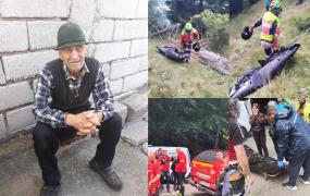 "Ai iubit padurea şi ea ni te-a luat tată drag şi bun". Dispărut de şase zile, un bătrân de 83 de ani din Zărneşti a fost găsit mort pe munte