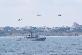 Forţele Navale Române: "Nu au fost identificate mine marine în derivă, în urma cercetărilor făcute după explozia de la Costineşti". La misiune a participat şi un avion al SUA