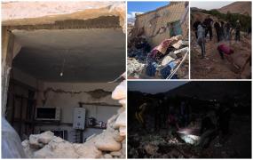 "Acum am mai rămas doi”. Şi-a pierdut soţia şi cele două fiice sub dărâmături în urma cutremurului din Maroc. Doar fiul i-a mai rămas să-l ajute să meargă mai departe