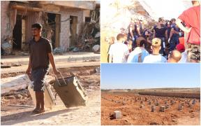 "Nu vrem mâncare, aduceţi-ne pungi pentru cadavre". Risc de holeră în Libia. Localnicii sunt martorii unor scene de groază: rămăşiţele celor ucişi ies la suprafaţă