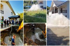 Nouă avarie în reţeaua de apă din Bacău