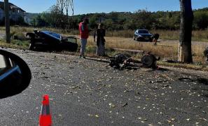 Accidentul s-a produs pe raza localităţii Sântuhalm