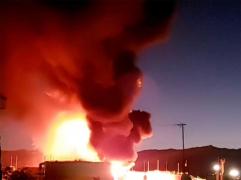 Incendiu la un depozit de carburanţi din staţiunea Soci, unde Putin are o reşedinţă oficială.