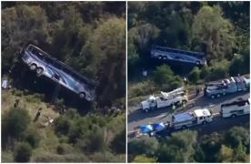 Doi morți și mai mulți răniți, după ce şoferul unui autobuz cu 40 de elevi a pierdut controlul volanului, pe o autostradă în New York