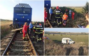 Au sfârșit pe calea ferată: Un copil de 13 ani și un bărbat de 30 de ani din Vaslui au murit, după ce căruța în care se aflau a fost lovită de tren