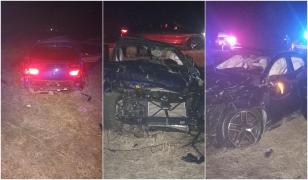 Un tânăr brăilean a murit, după ce a furat maşina unui prieten. A pierdut controlul volanului şi s-a răsturnat pe şosea