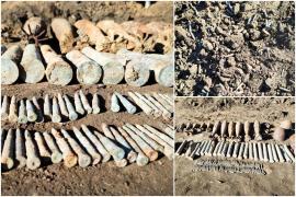 Muniţie din Al Doilea Război Mondial, descoperită de angajaţii unei firme din Râmnicu Sărat. Au fost extrase peste 3.000 de proiectile