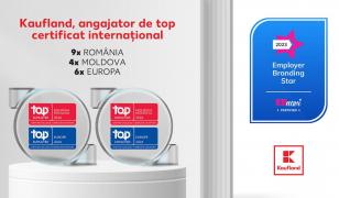 (P) Kaufland își consolidează statutul de angajator de top, prin noi recunoașteri internaționale