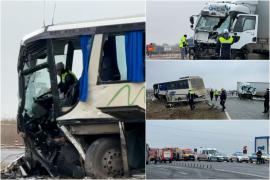 A murit şoferul autocarului cu muncitori, implicat în accidentul cumplit din Timiş. Dosar penal de ucidere din culpă pentru şoferul vinovat