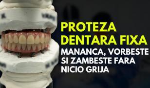 (P) Mănâncă, vorbeste şi zâmbeşte fără nicio grijă cu proteza dentară fixă
