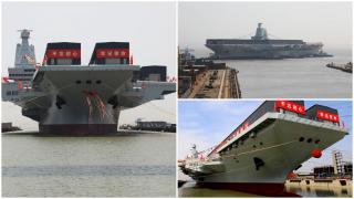 Inaugurarea portavionului Fujian