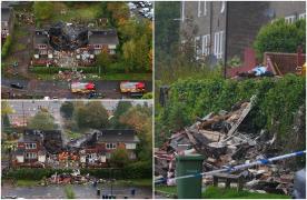 Vecinii au auzit o bubuitură puternică, apoi au văzut oameni plângând pe stradă