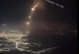 Momentul în care Iranul lansează 180 de rachete hipersonice Fattah asupra Israelului surprins de pasagerul unui zbor civil