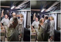 Un cuplu a făcut dansul mirilor într-un buncăr din Ierusalim, în timp ce Iranul bombarda cu rachete Israelul. "Khamenei nu oprește iubirea"