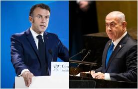 Benjamin Netanyahu spune că e "extrem de dezamăgit" de Emmanuel Macron