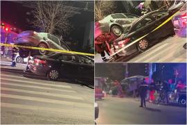 Accident cu patru maşini pe bulevardul Iuliu Maniu din Capitală. Un şofer a fost rănit şi transportat la spital