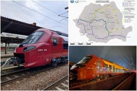 Ruta pe care va circula din noiembrie primul tren electric Alstom, cumpărat de România. Harta curselor de anul viitor