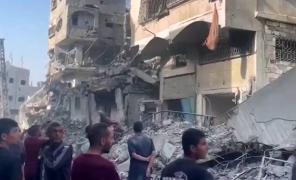 Un atac israelian a ucis aproape 100 de persoane într-un bloc de locuinţe din nordul Fâşiei Gaza. SUA califică incidentul drept "îngrozitor"