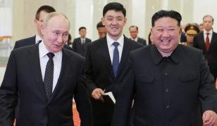 Kim Jong Un i-a trimis lui Putin peste 1.000 de rachete, pe lângă trupe şi generali de top, susţine Seulul