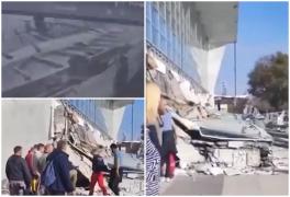 Opt morţi şi zeci de răniţi în Serbia după ce acoperişul unei gări s-a prăbuşit. Momentul, surprins de camerele de supraveghere