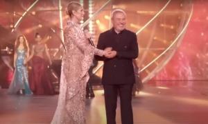 Céline Dion, apariţie surpriză la prezentarea de modă Elie Saab din Riad. Cum a defilat diva din Quebec