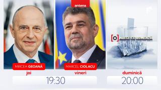 Mircea Geoană şi Marcel Ciolacu la Observator