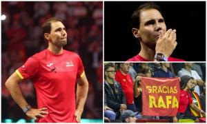 Rafael Nadal şi-a luat adio de la lumea tenisului. Discurs emoţionant la finalul ultimului meci oficial: 