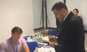 George Simion a votat la Consulatul României din Roma