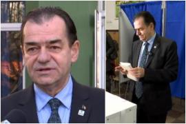 Ludovic Orban, apel către public la ieşirea de la secţia de vor: "Toţi cei care vor să mă voteze să o facă pe 1 decembrie"