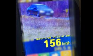 Ce a păţit un tânăr vitezoman, prins în Timiş cu 156 km/h