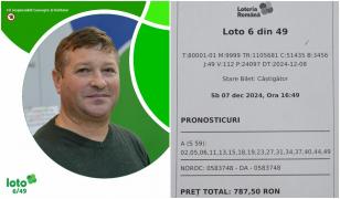 Cine este românul care a câştigat 325.000 de euro la Loto 6/49. A jucat online un bilet de 800 de lei