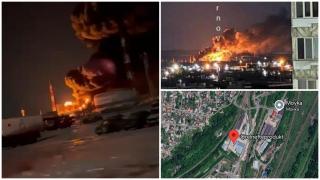 atac depozit combustibil Rusia