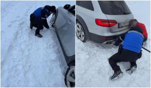 Jandarmii montani vâlceni au intervenit pentru a ajuta turiştii