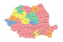 Rezultate parţiale alegeri parlamentare pe judeţe. PSD a câștigat în mai mult de jumătate dintre județe. Doar în 16 nu se află pe primul loc